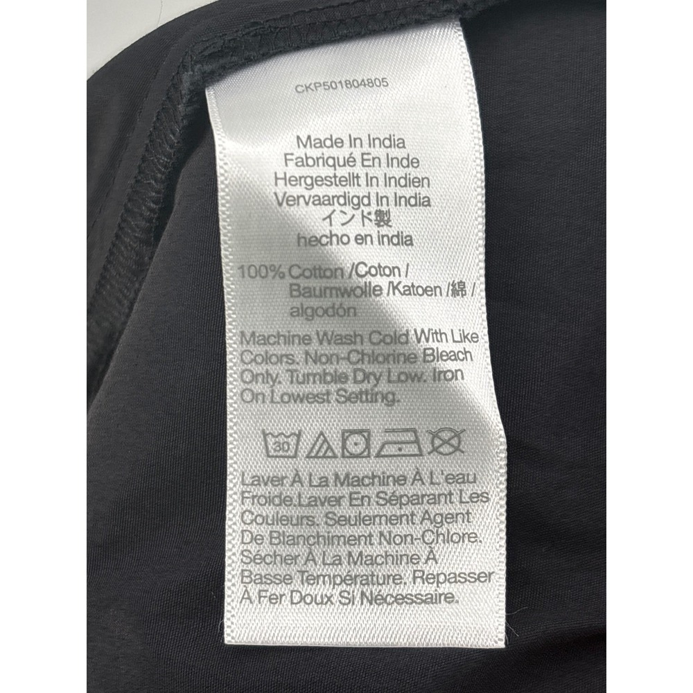 Madewell V-Neck Circle Seamed Maxi Dress True Black Sleeveless Cotton 00 NW050 - Picture 12 of 13